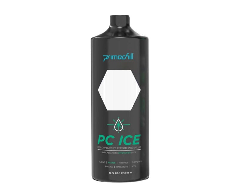 PrimoChill Ice - Computer WaterCooling Coolant, Fill and Forget, Low Viscosity, Low Chemical Content, Full Protection, Proudly Made in The USA (32oz/.9L) - Transparent - Clear - Image 2